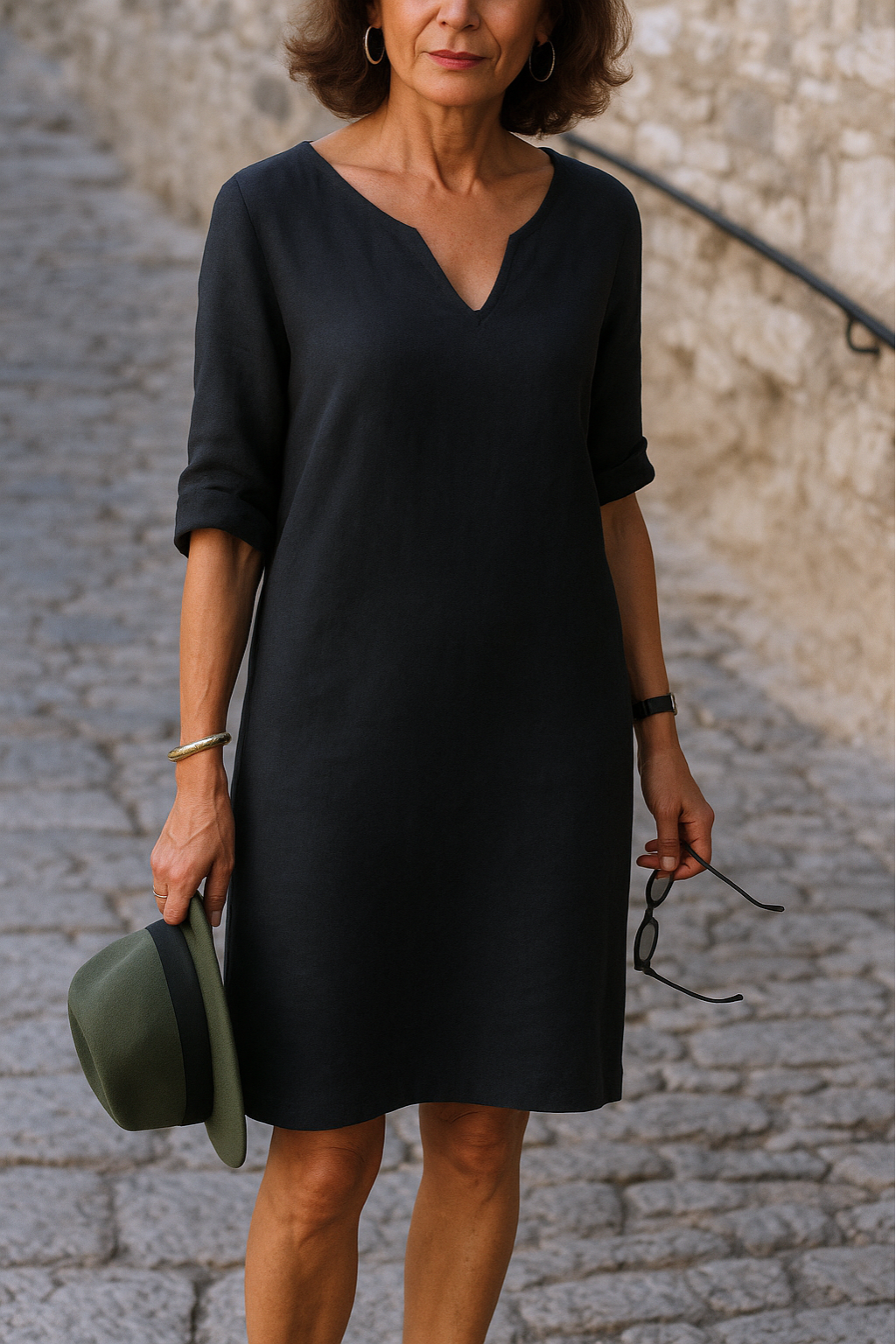 Ria |Abito elegante con scollo a V