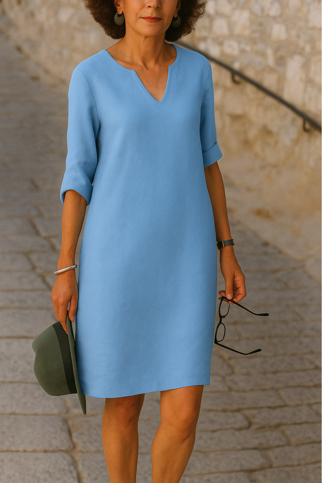 Ria |Abito elegante con scollo a V