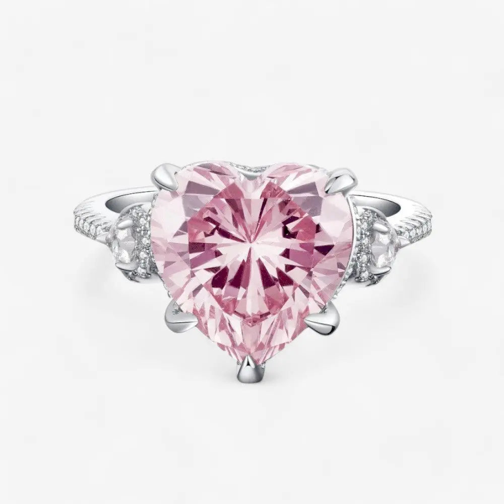 Sterling Silver Rosa Lumina Ring - Dolce Vincita