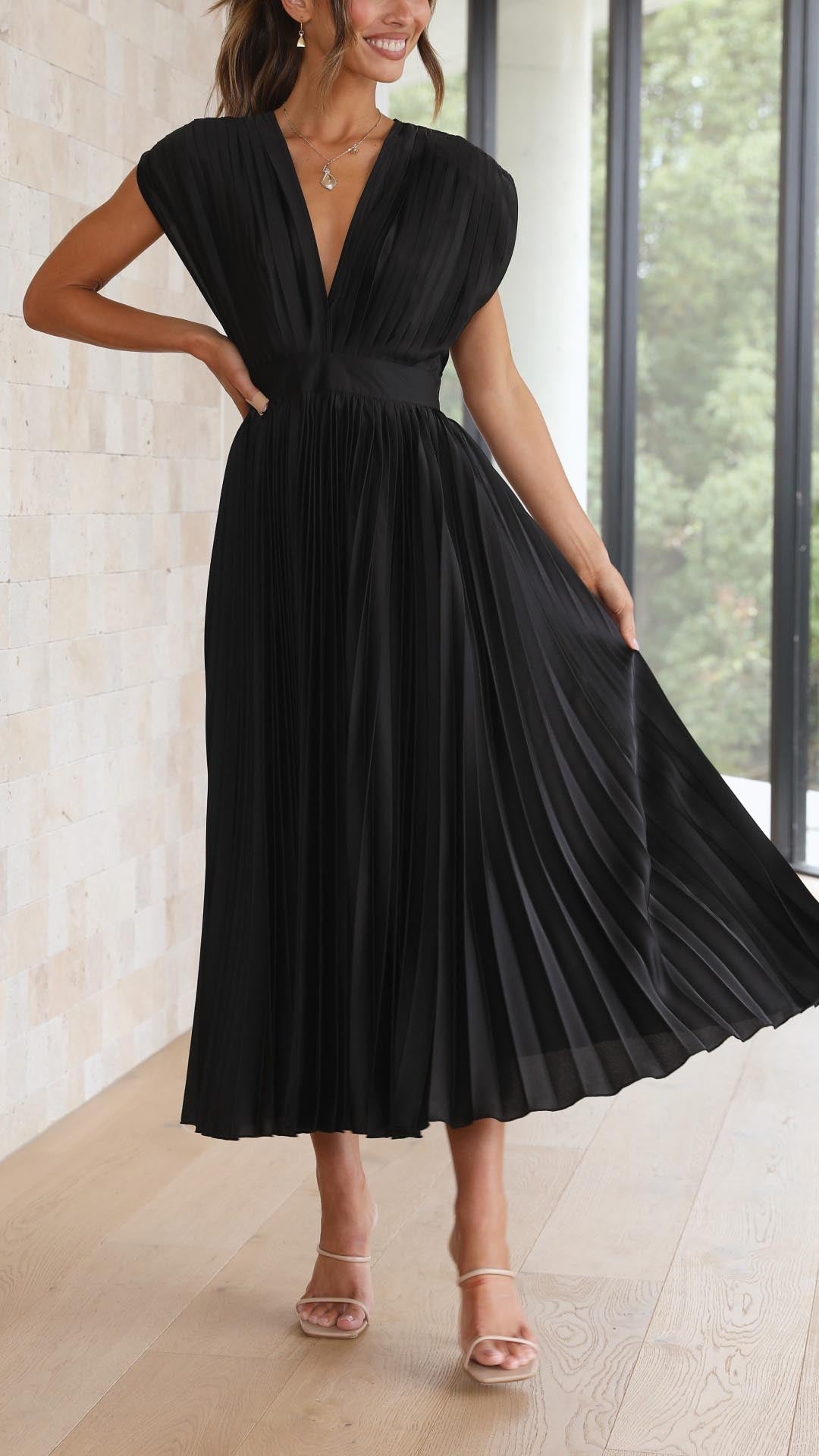 Marianne | Abito elegante a pieghe