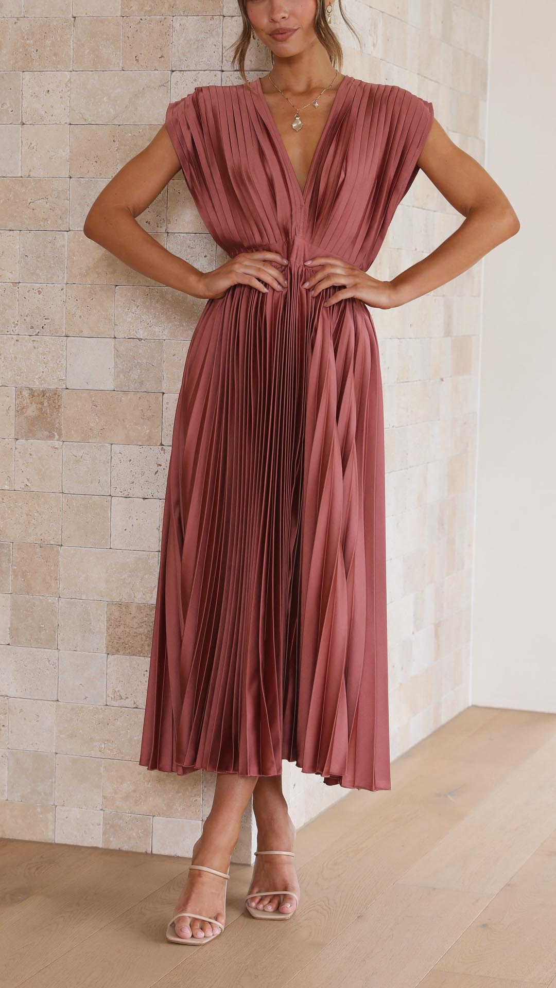 Marianne | Abito elegante a pieghe
