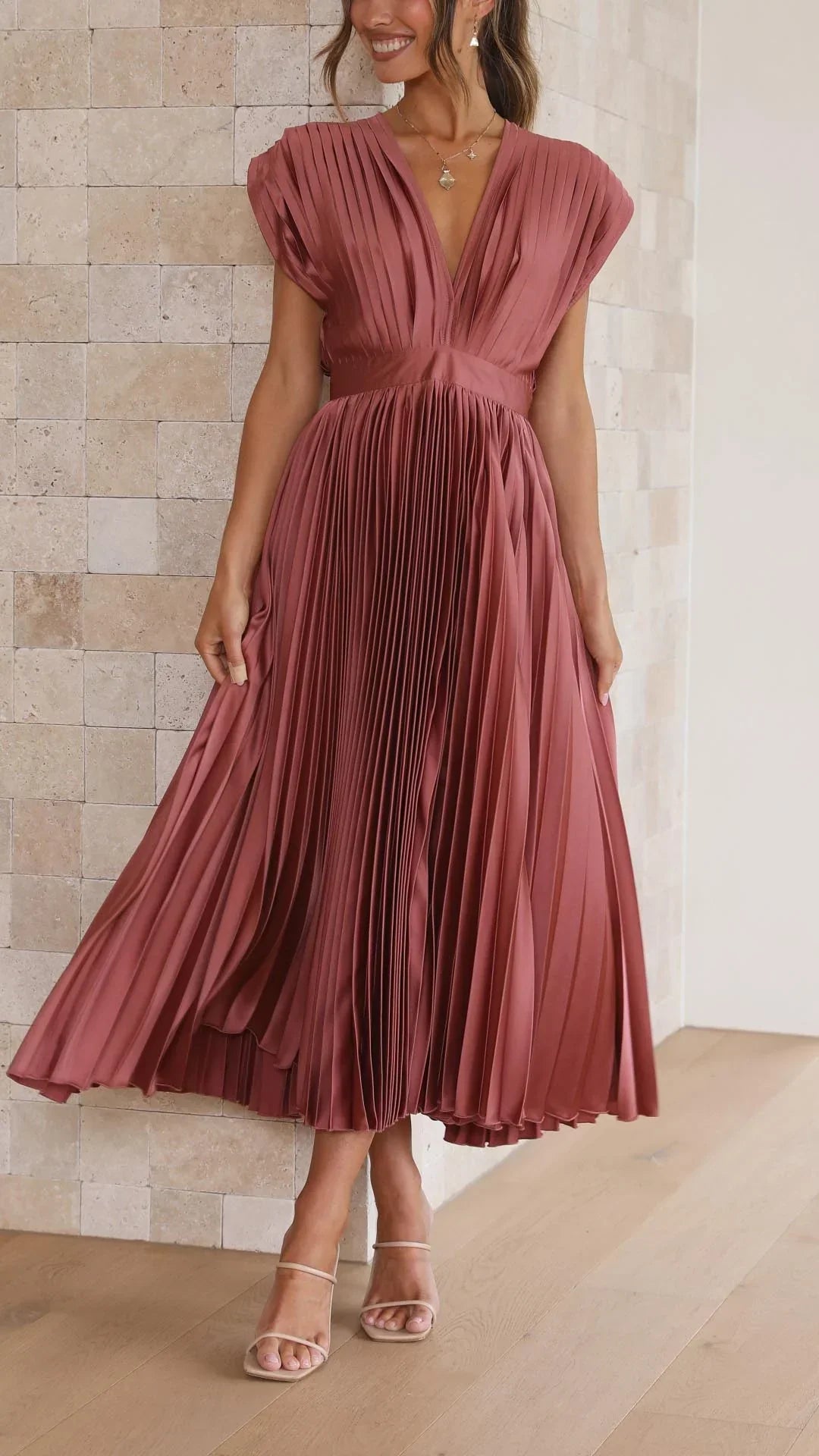 Marianne | Abito elegante a pieghe