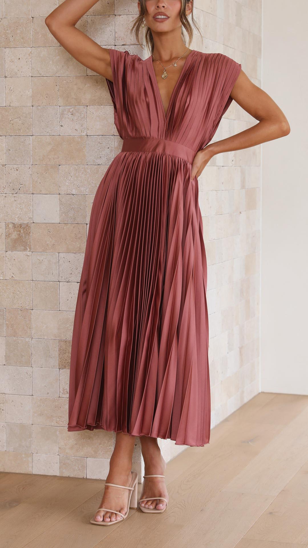 Marianne | Abito elegante a pieghe