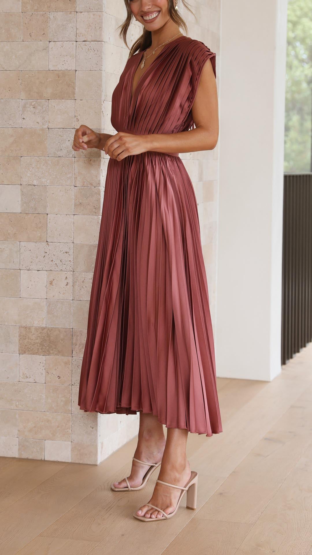Marianne | Abito elegante a pieghe