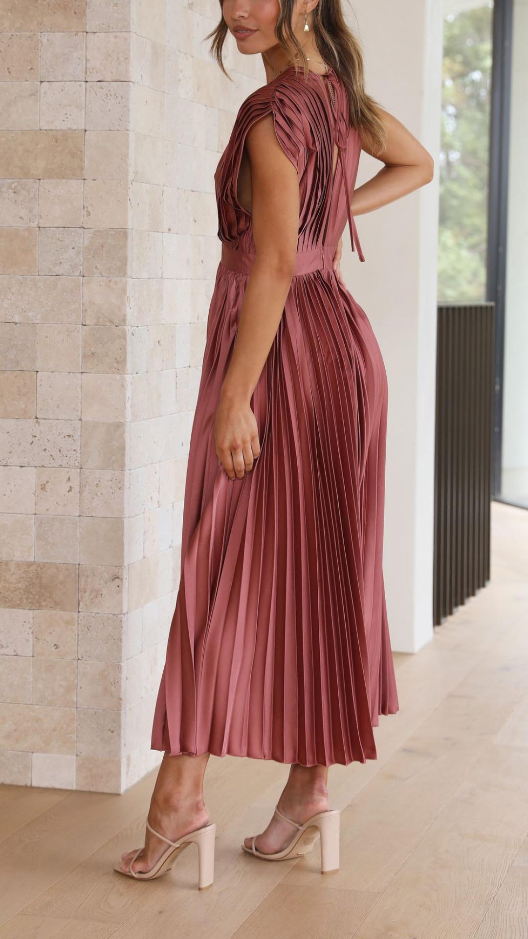 Marianne | Abito elegante a pieghe
