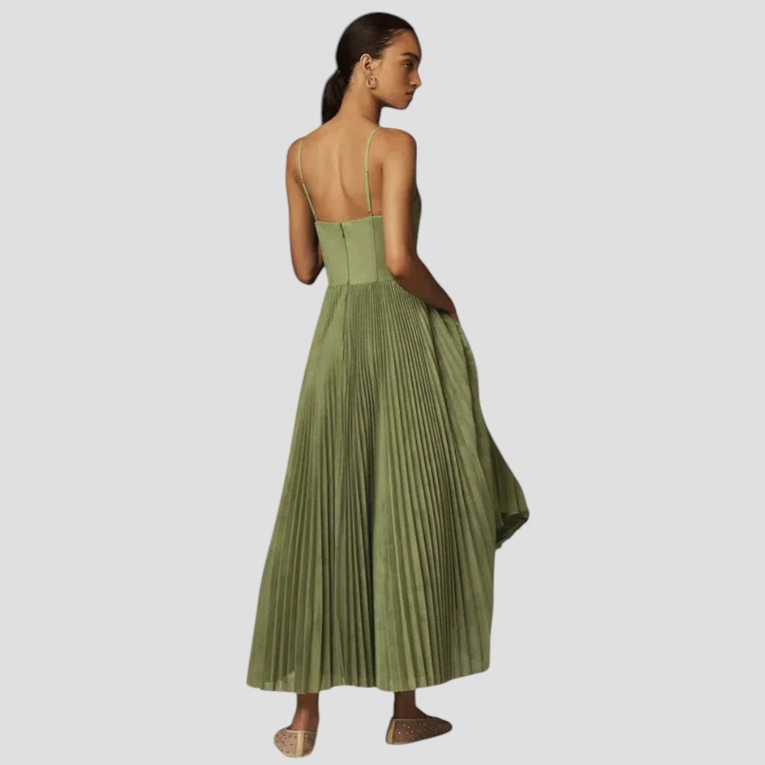 Karina | Abito in tulle plissettato